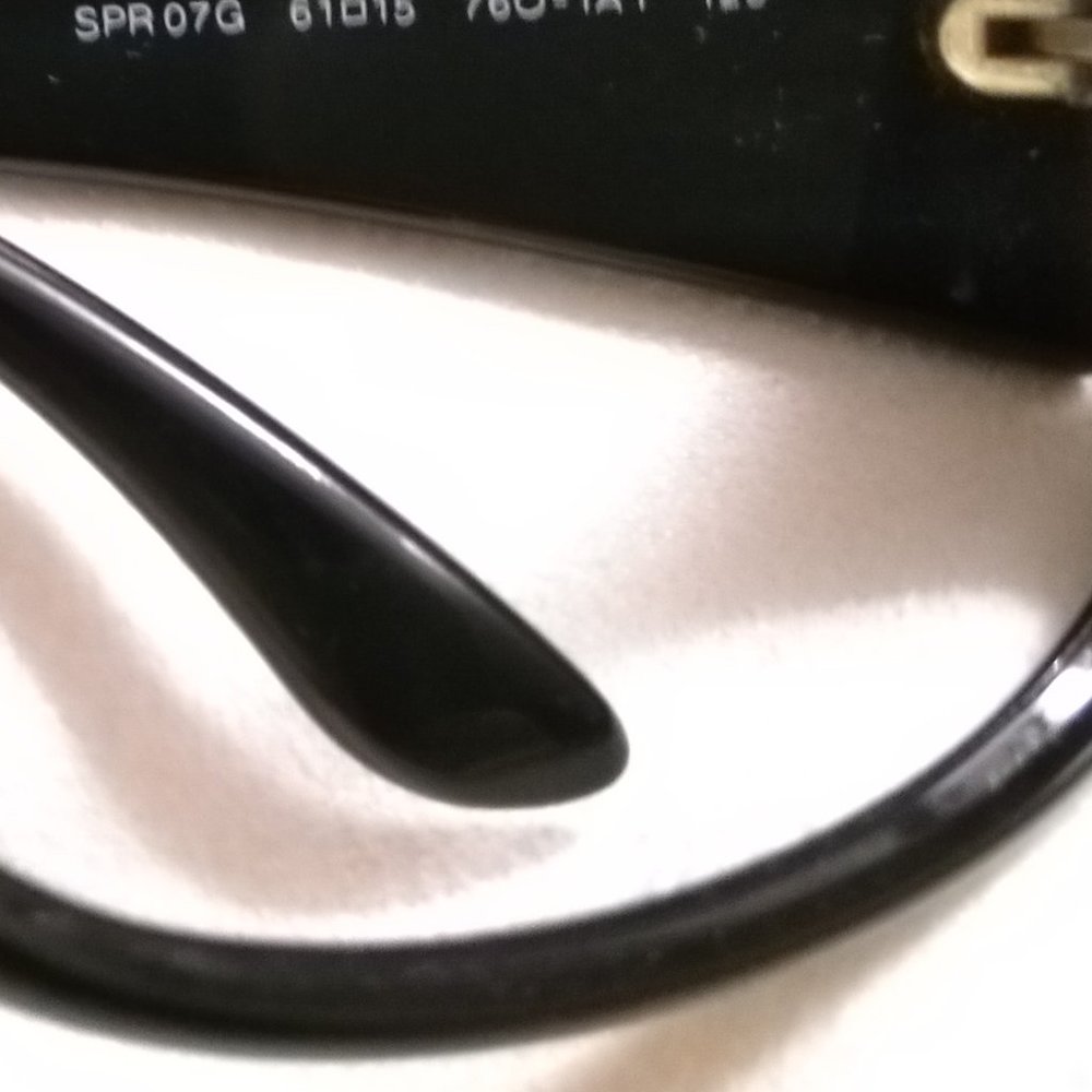 Prada Black Sunglasses: Frames Only - Picture 5 of 16